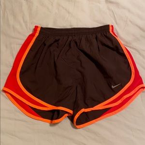 Nike tempo shorts with bright accents!
